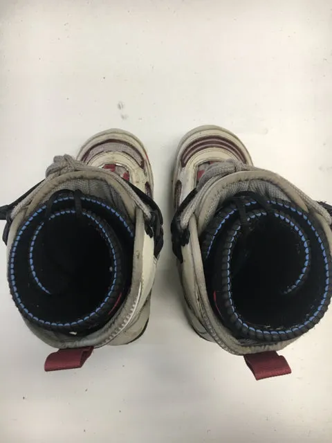 Used Vans White Womens Size 7.5 Snowboard Boots