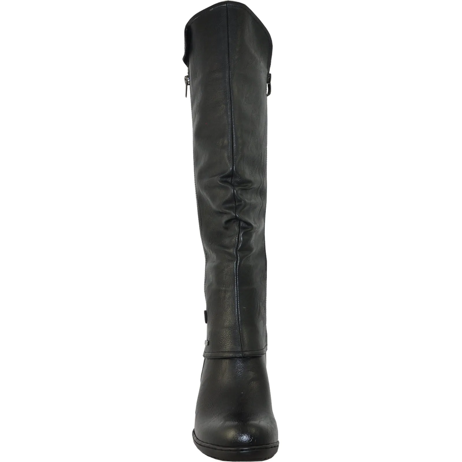 VANGELO Women Boot SD7408 Knee High Dress Boot Black