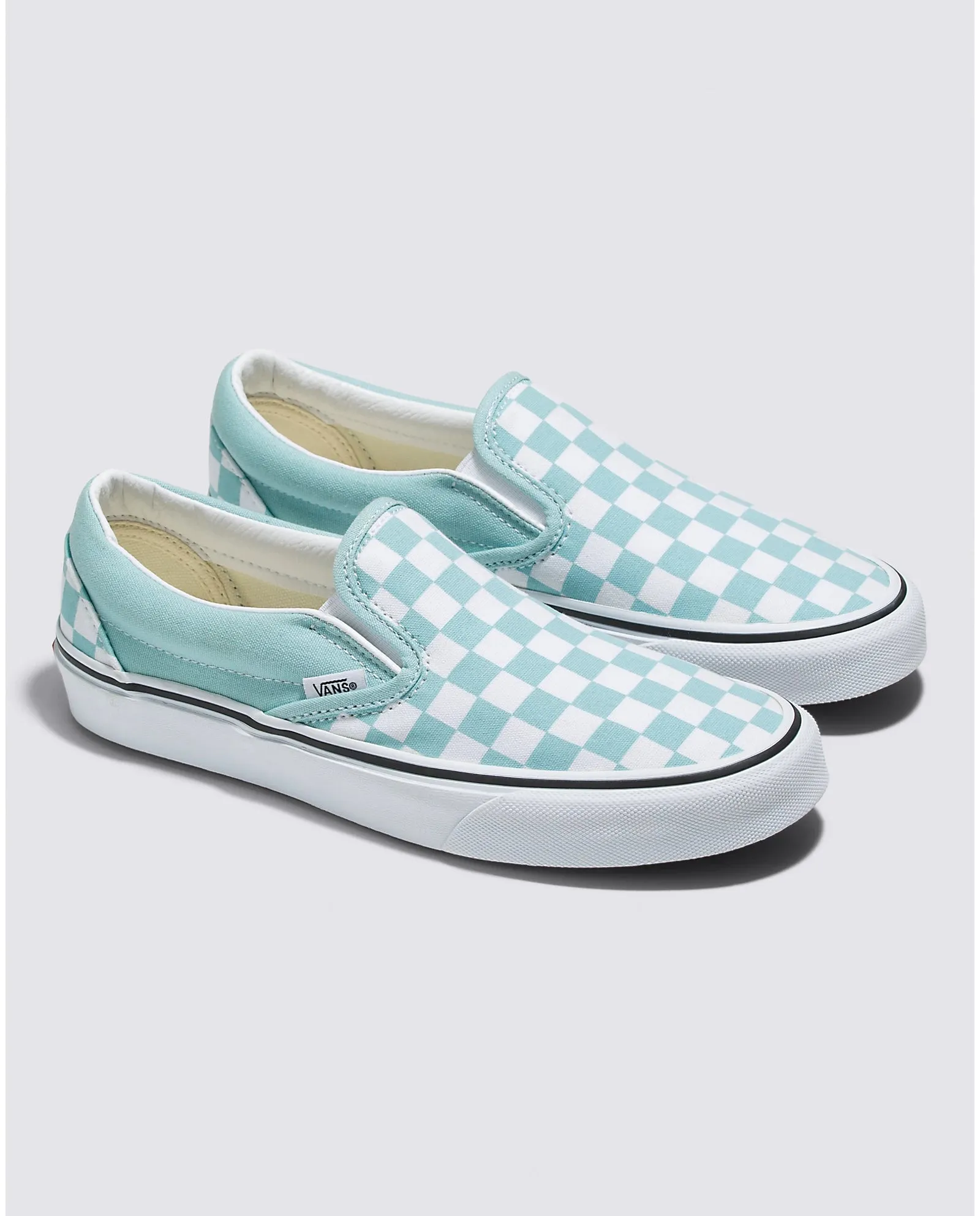 VANS Classic Checkerboard Slip-on Sneaker-Canal Blue