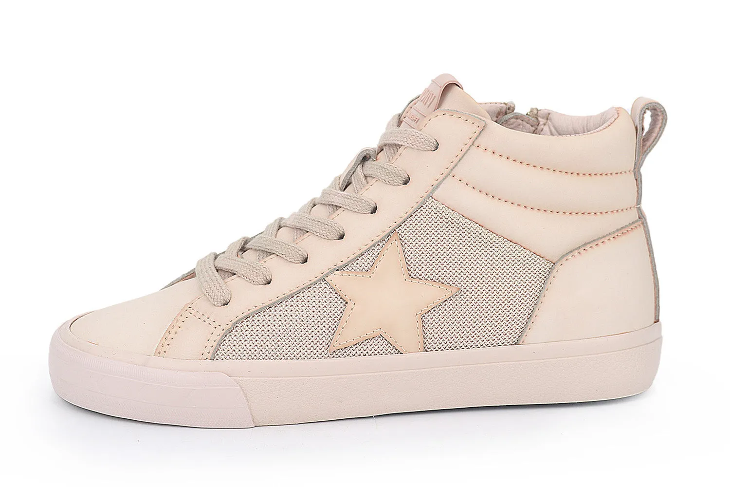 Vintage Havana Serious Pinkey Beige High Top Sneaker