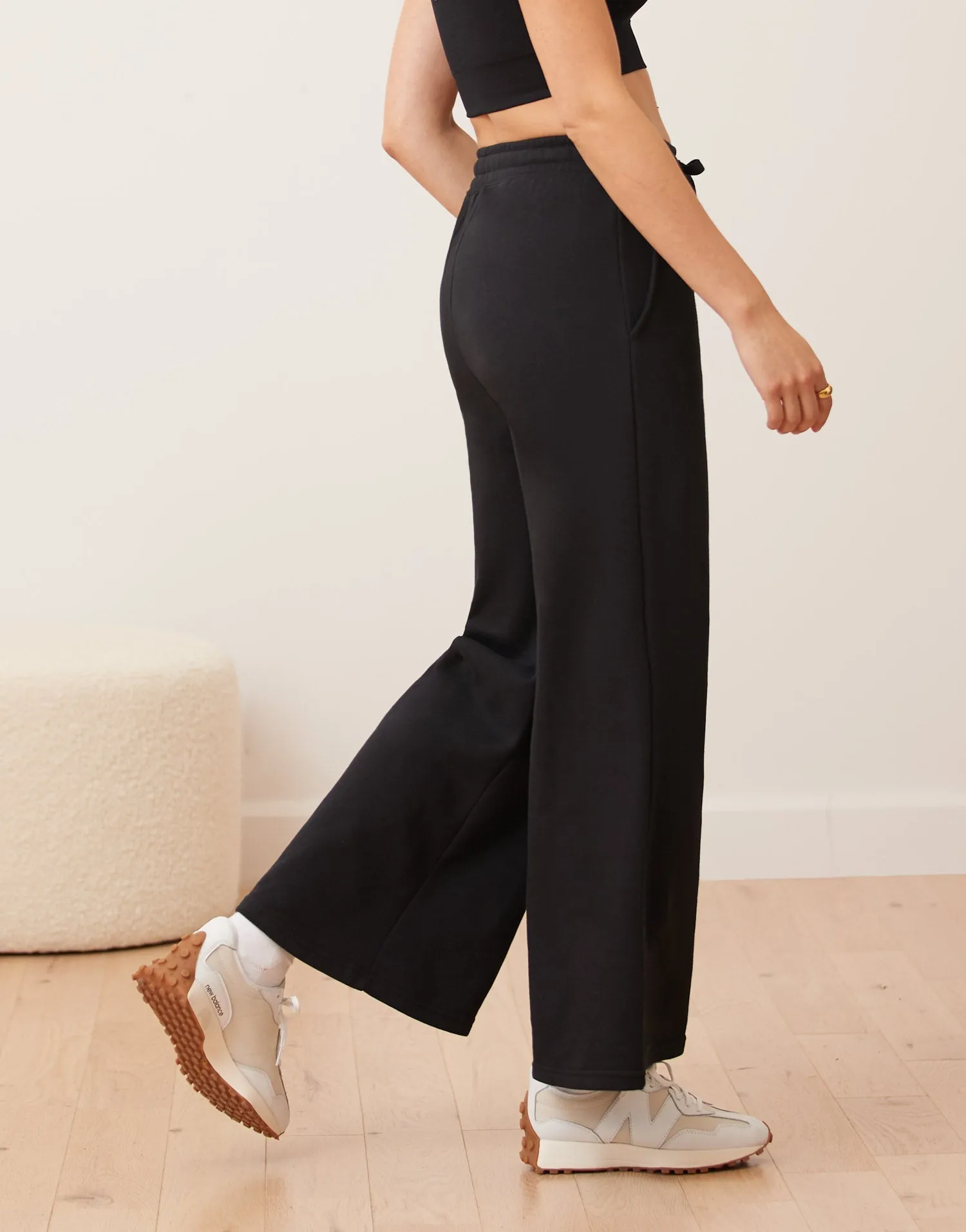 Wide Leg Fleece Pant