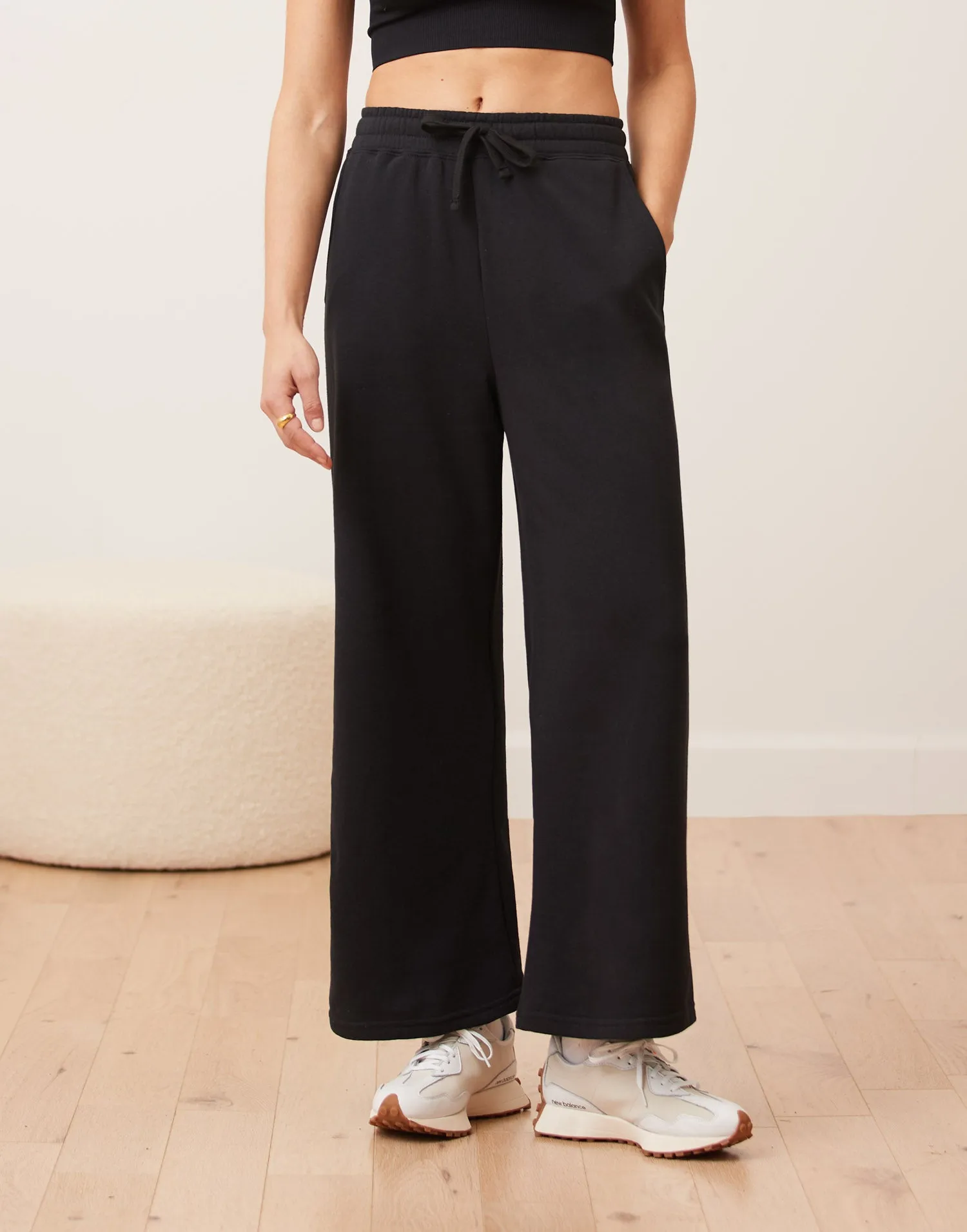 Wide Leg Fleece Pant