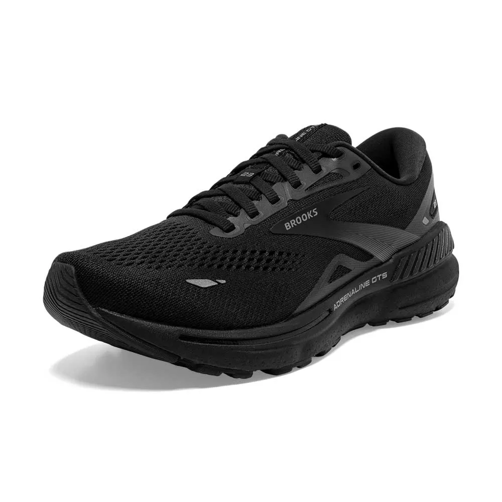 Women's Adrenaline GTS 23 Running Shoe - Black/Black/Ebony - Regular (B)