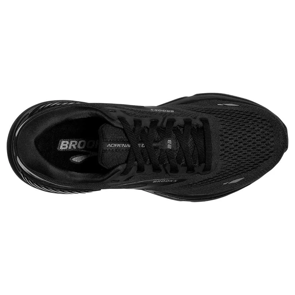 Women's Adrenaline GTS 23 Running Shoe - Black/Black/Ebony - Regular (B)