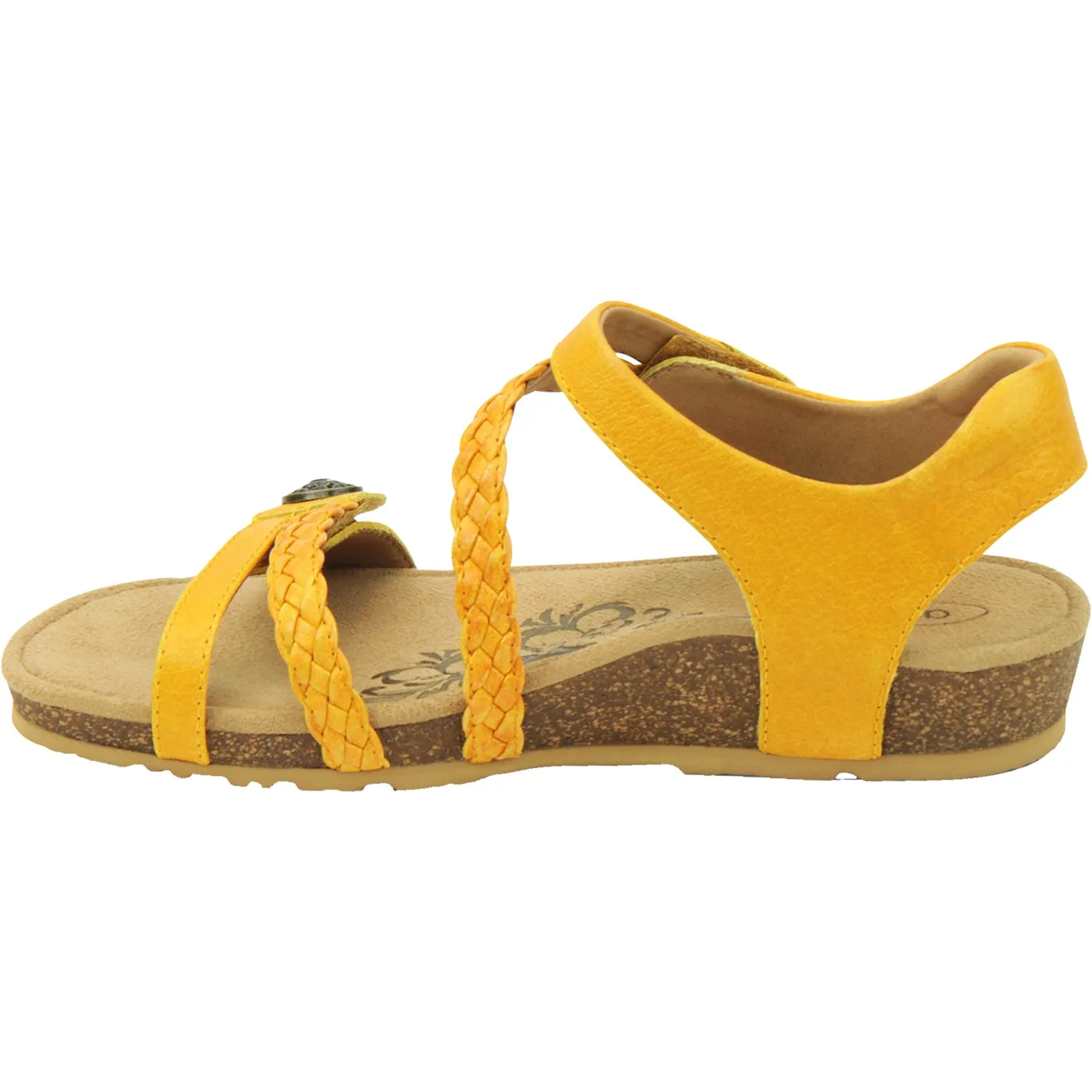 Women's Aetrex Jillian Sunflower Leather