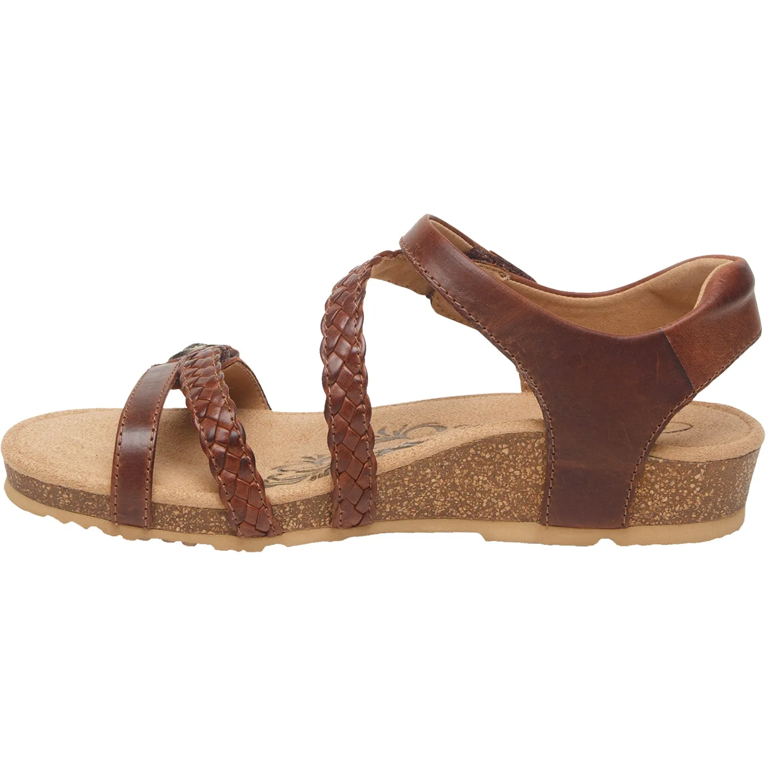 Women's Aetrex Jillian Walnut Leather