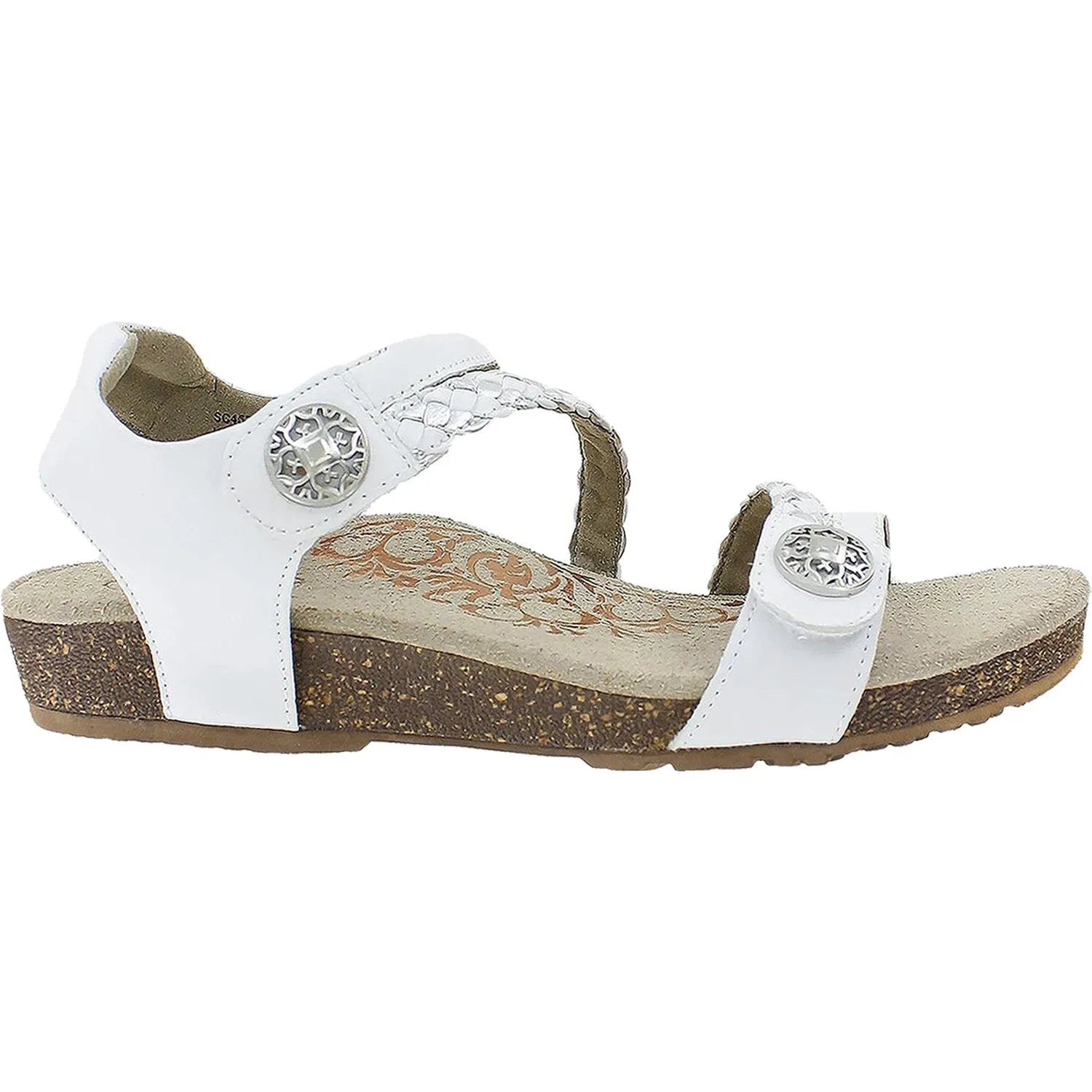 Women's Aetrex Jillian White Leather