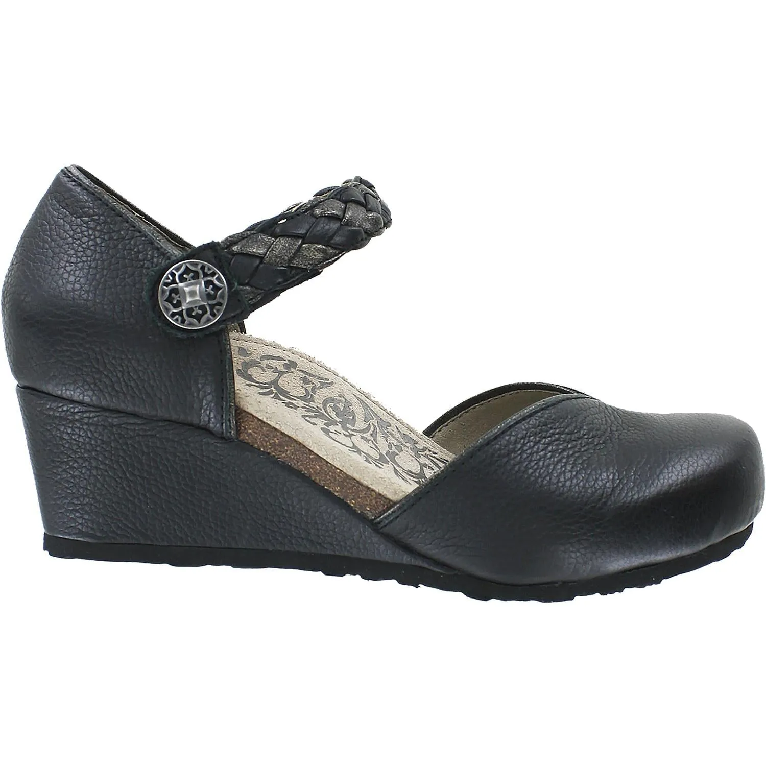 Women's Aetrex Mia Black Leather