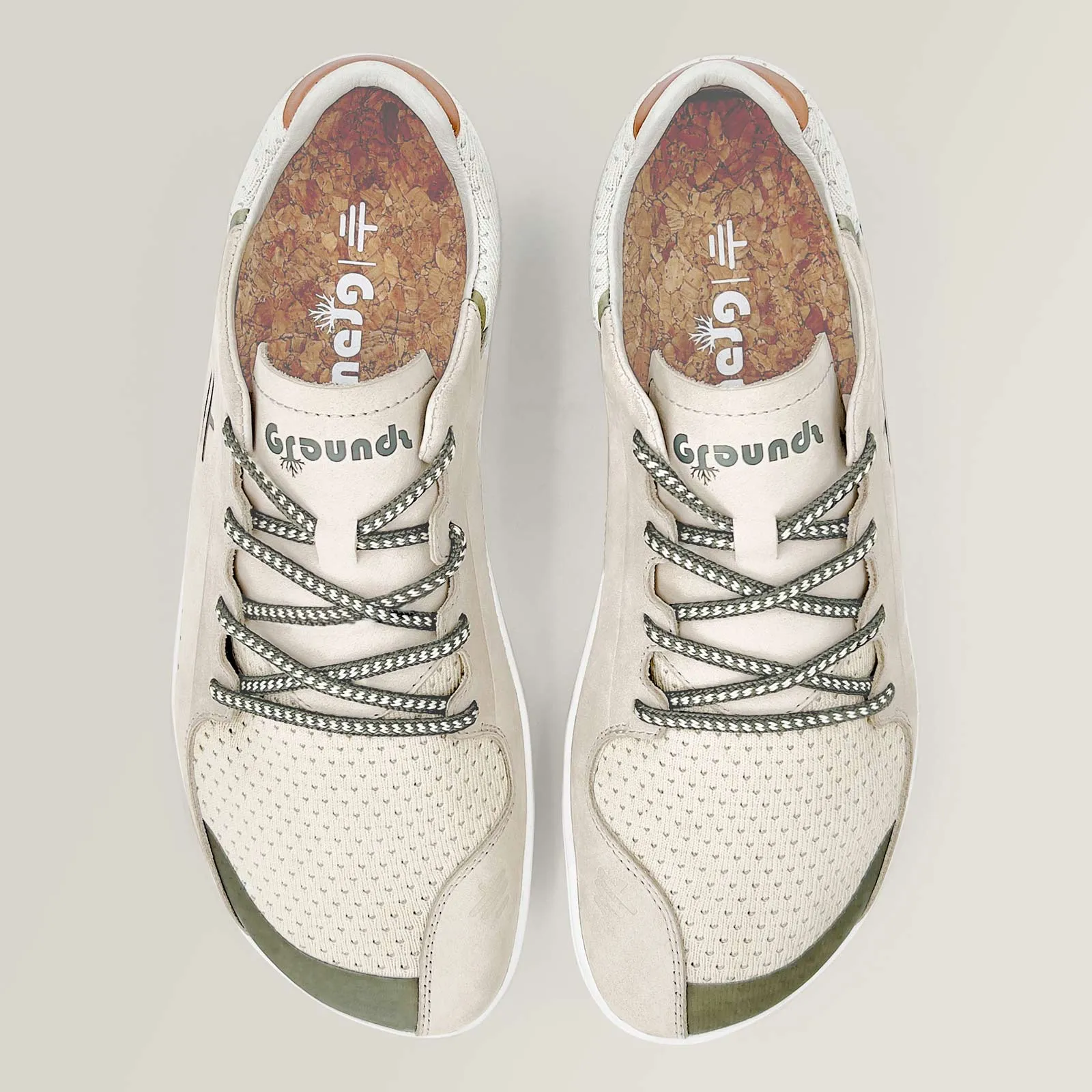 Womens B I O S Sneakers (Stone White/Olive)