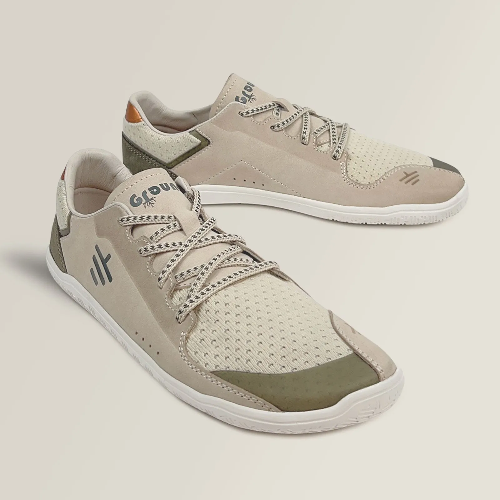 Womens B I O S Sneakers (Stone White/Olive)