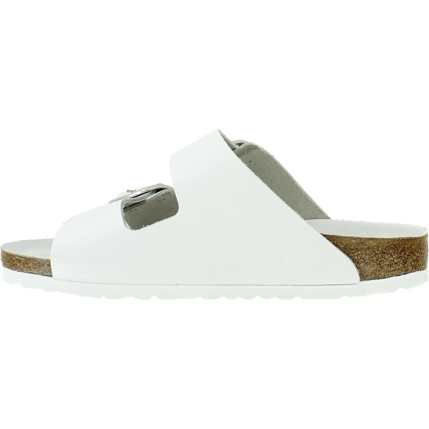 Women's Birkenstock Arizona Big Buckle White Smooth Leather