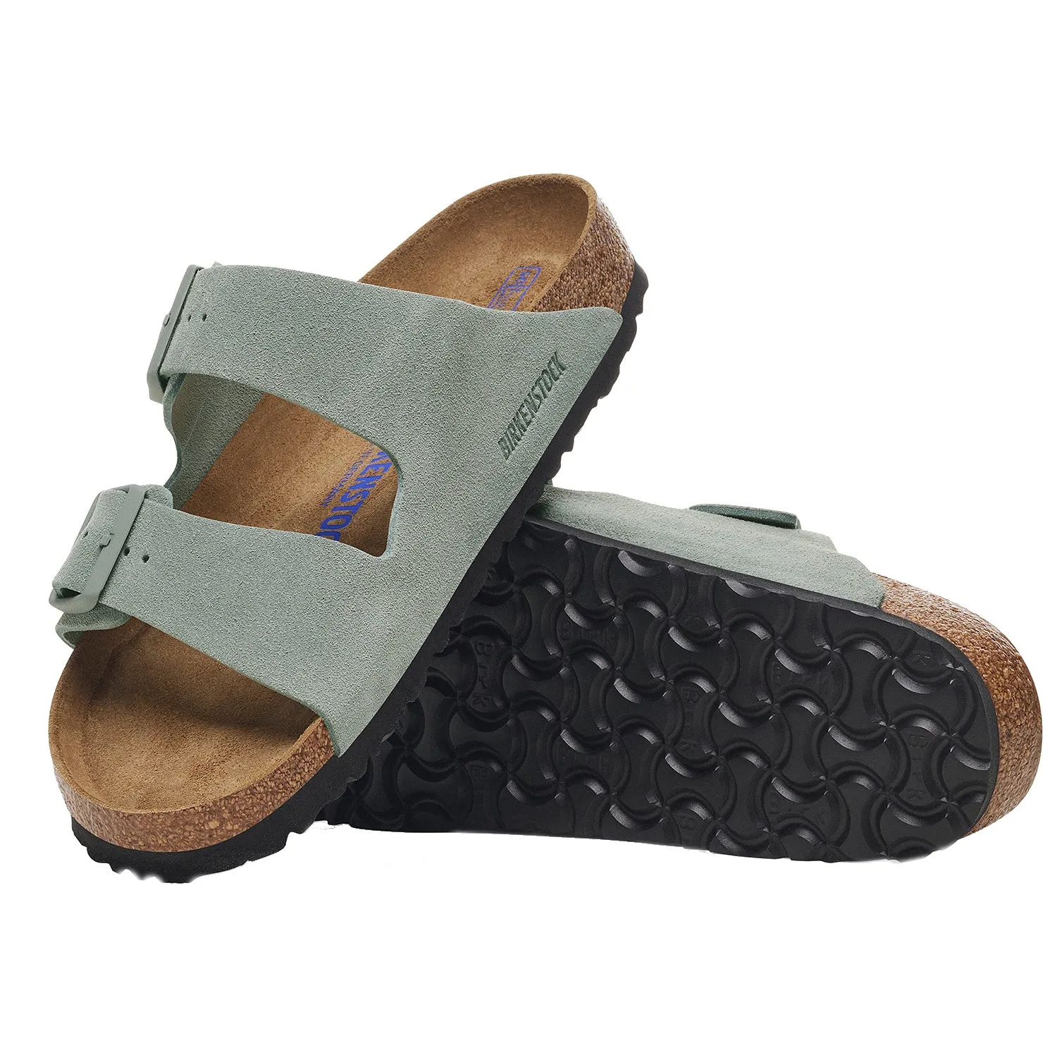 Women's Birkenstock Arizona SFB Sage Suede