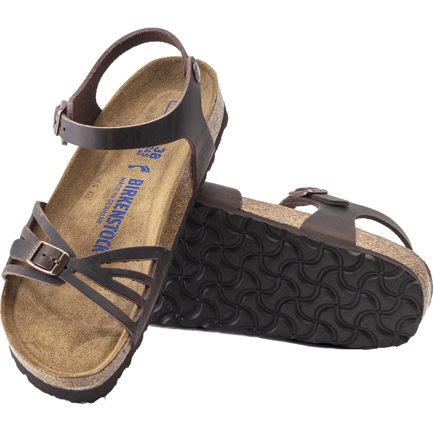 Women's Birkenstock Bali Soft Footbed Habana Oiled Leather