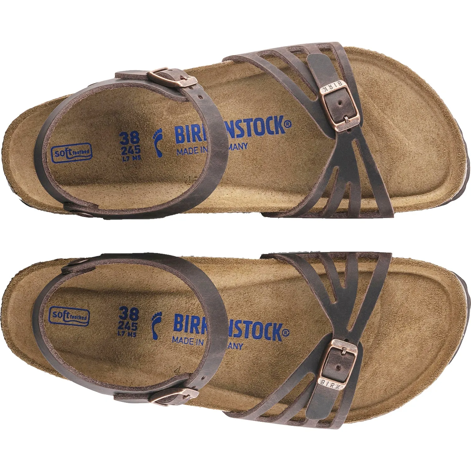 Women's Birkenstock Bali Soft Footbed Habana Oiled Leather