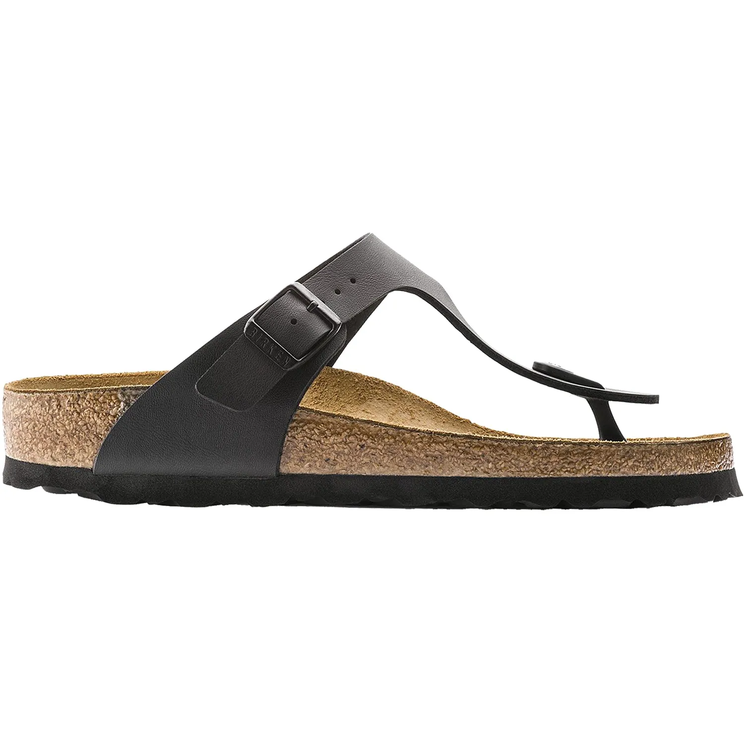 Women's Birkenstock Gizeh Black Birko-Flor