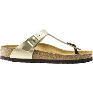 Women's Birkenstock Gizeh Gold Birko-Flor