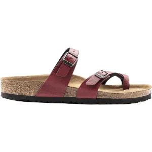 Women's Birkenstock Mayari Pull Up Bordeaux Birko-Flor