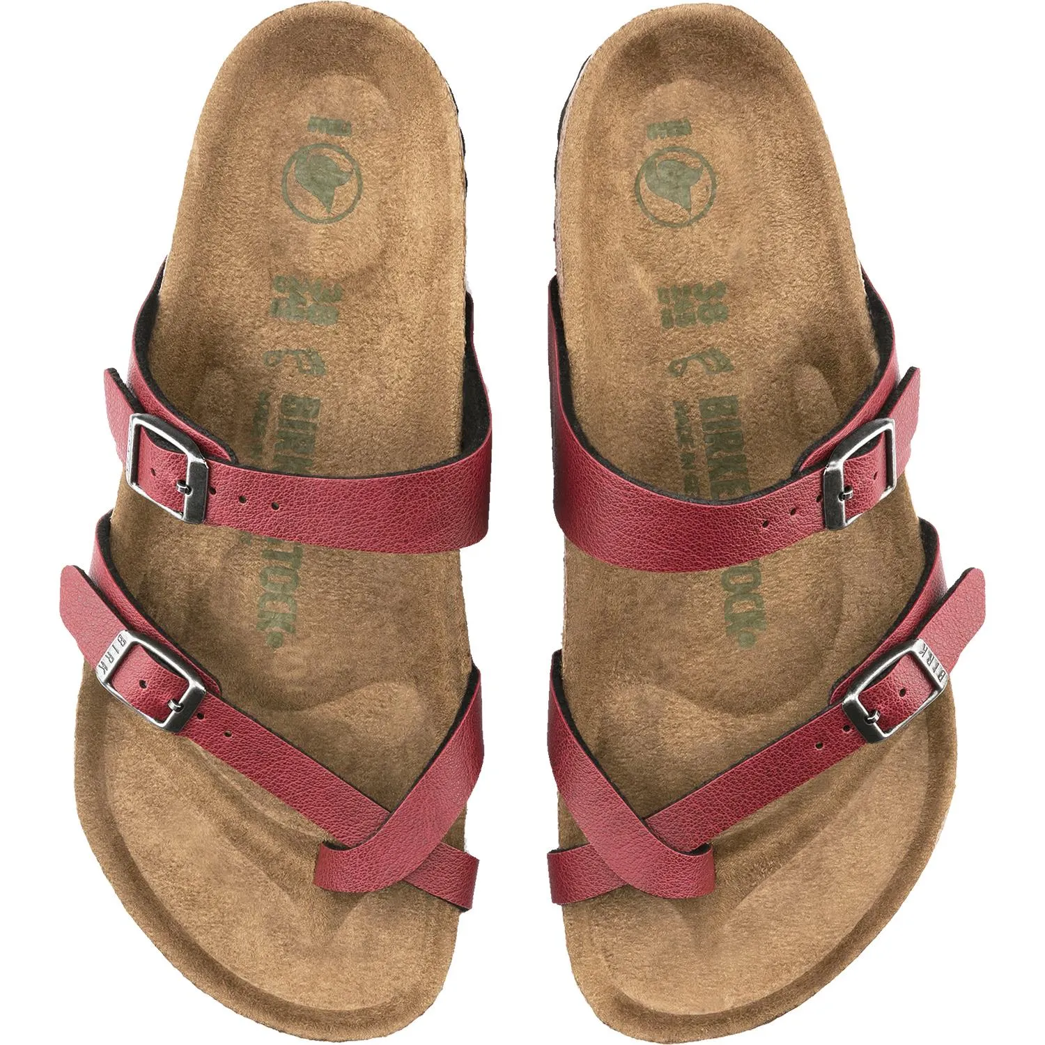 Women's Birkenstock Mayari Pull Up Bordeaux Birko-Flor