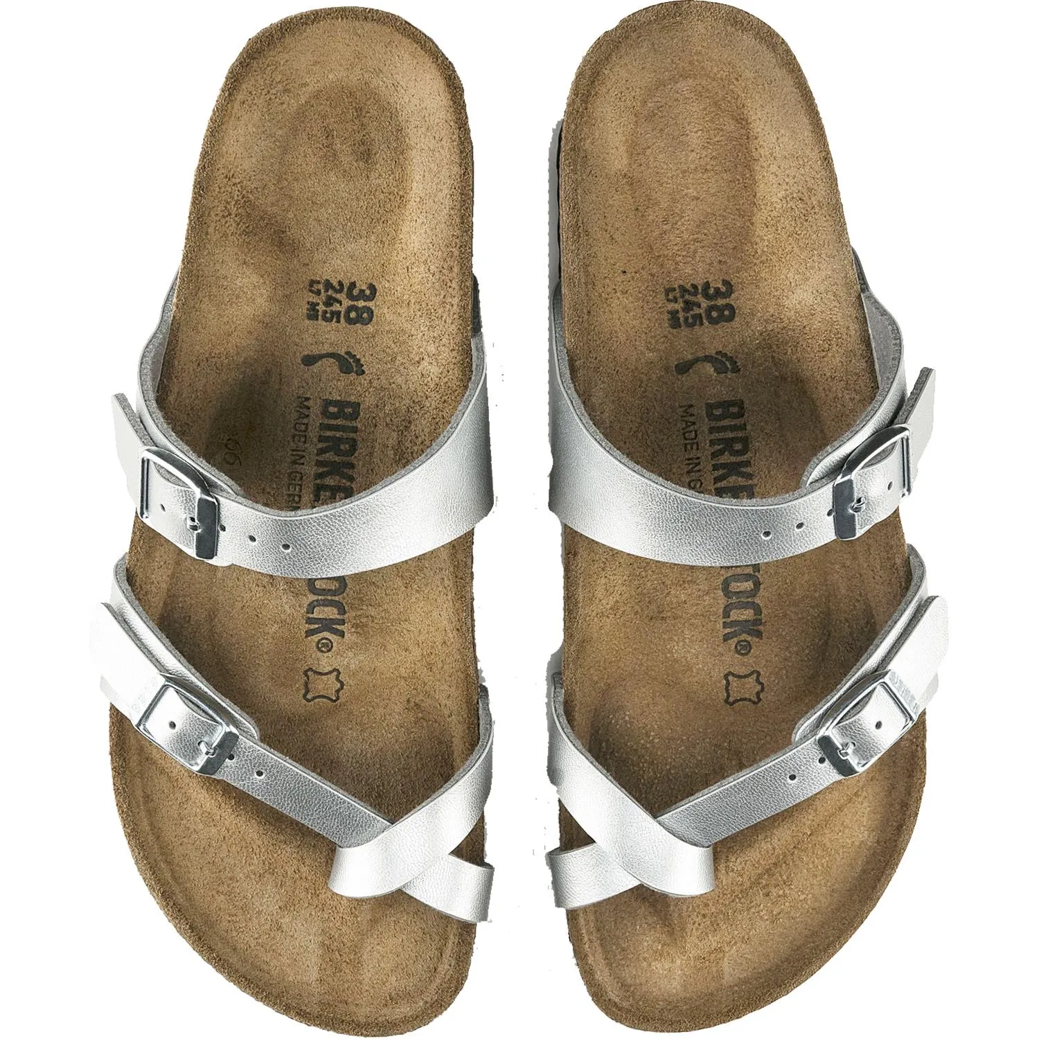 Women's Birkenstock Mayari Silver Birko-Flor