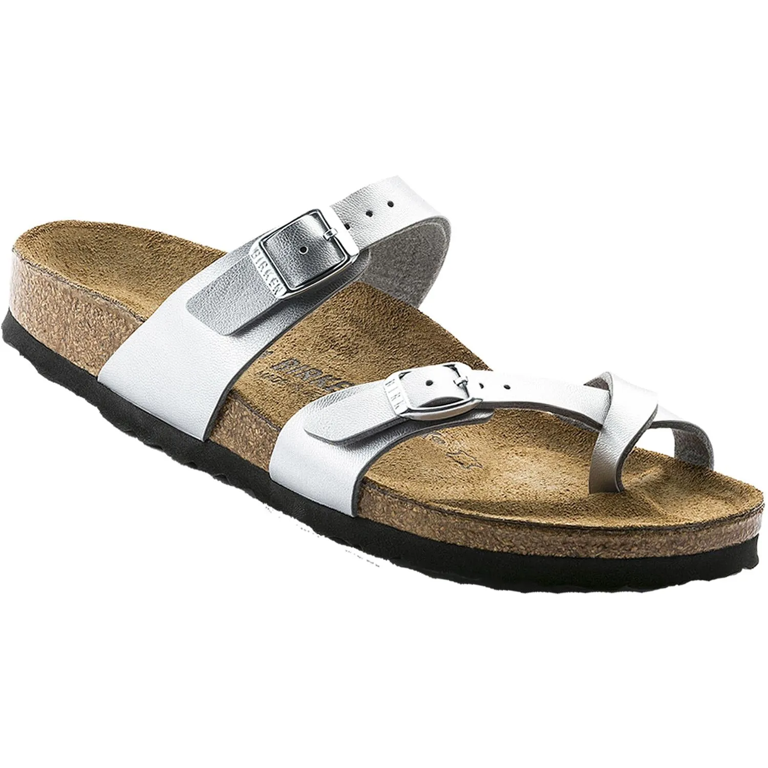 Women's Birkenstock Mayari Silver Birko-Flor