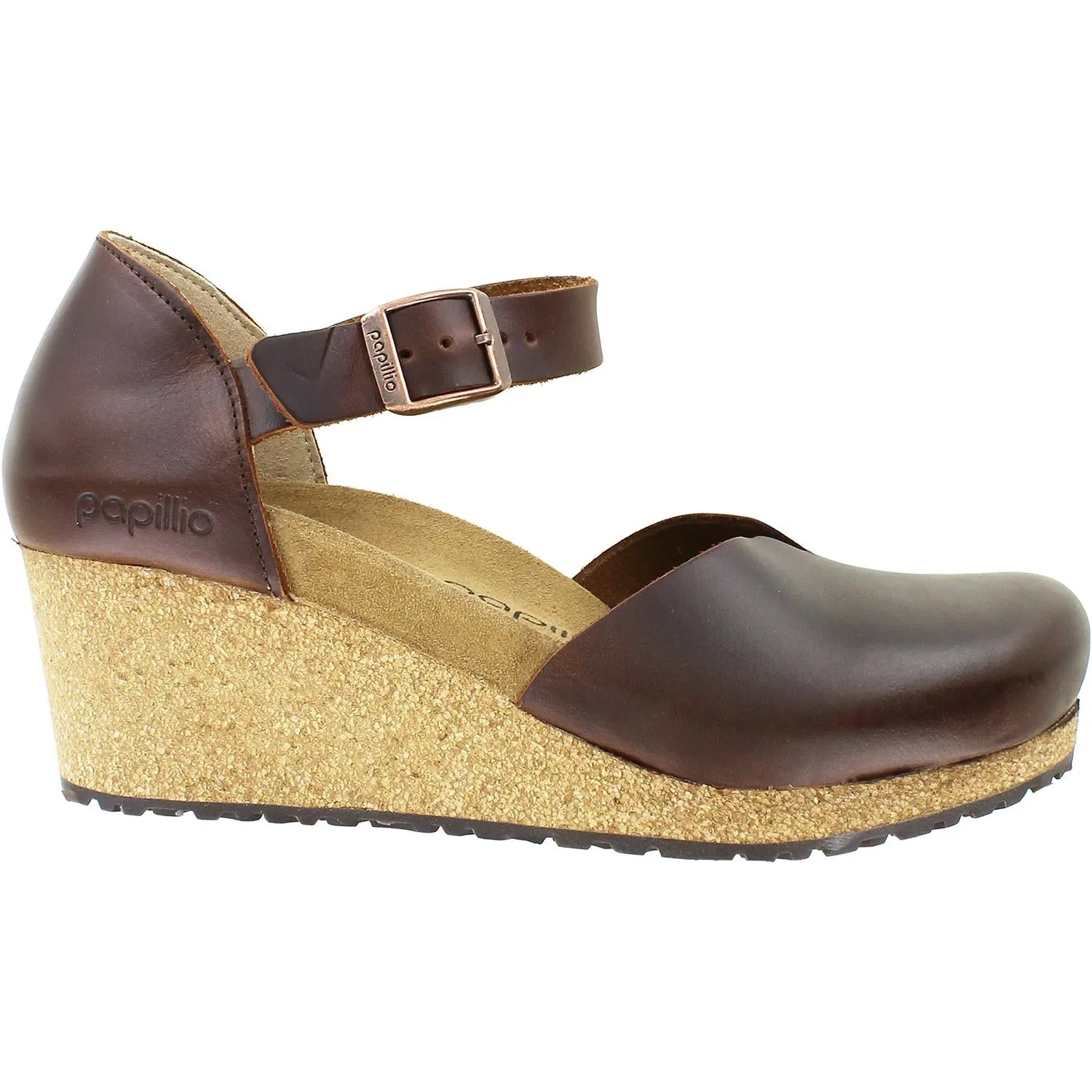 Women's Birkenstock Papillio Mary Cognac Leather