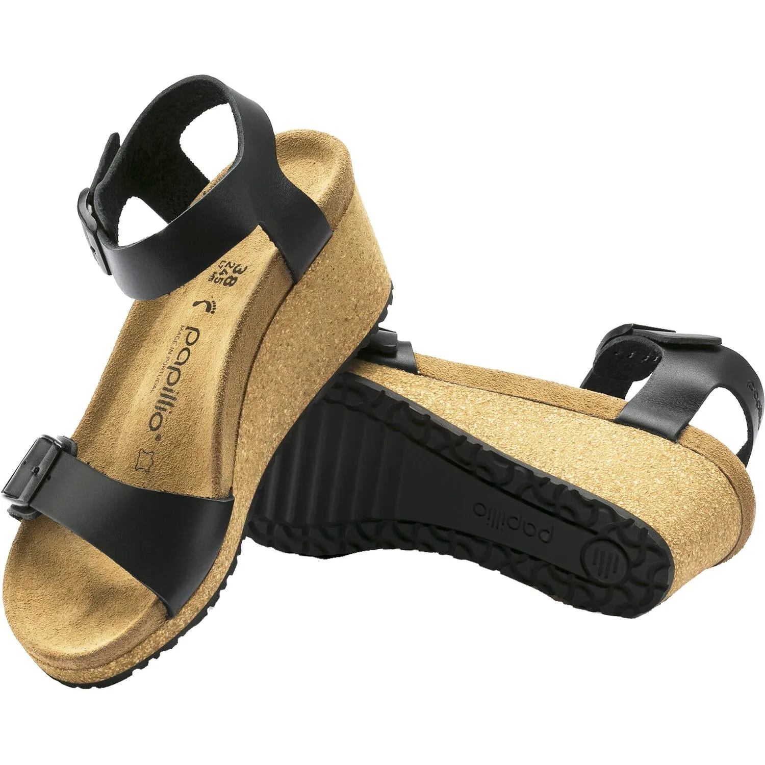 Women's Birkenstock Papillio Soley Black Leather