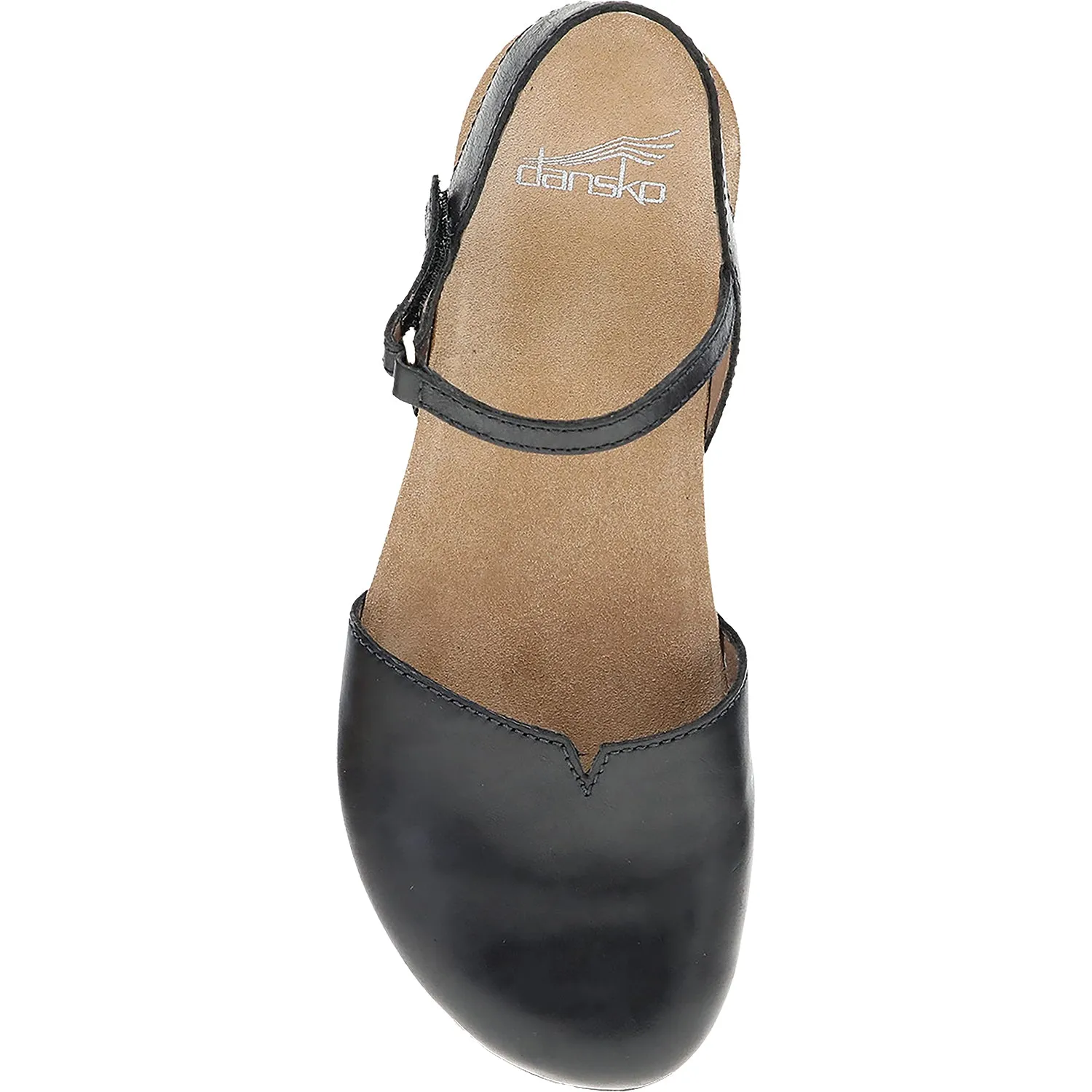 Women's Dansko Rowan Black Waxy Burnished Leather