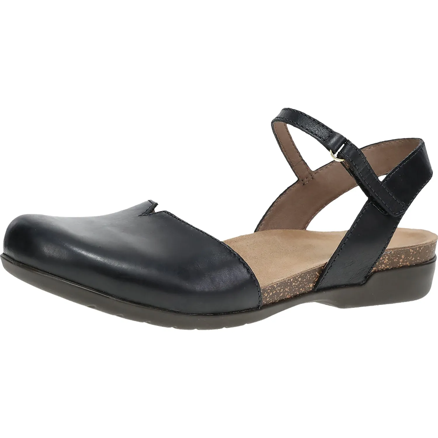 Women's Dansko Rowan Black Waxy Burnished Leather