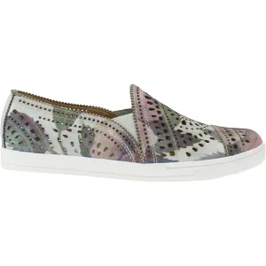 Women's Earth Tangelo Flower Multi Leather