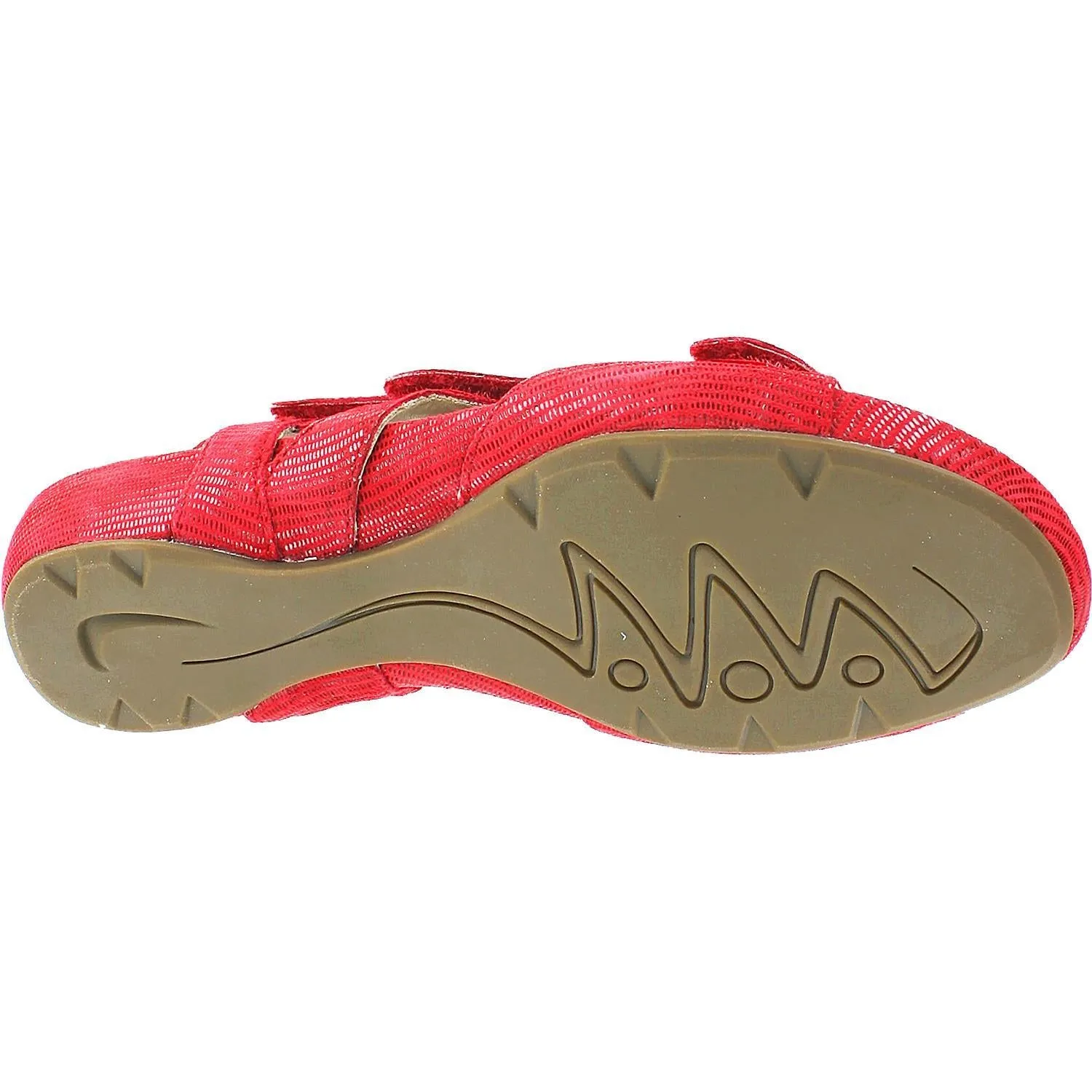 Women's Earthies Nova Bright Red Suede