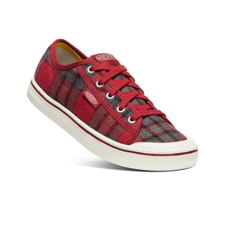 Women's Elsa V Sneaker  |  Red Plaid/Red Dahlia