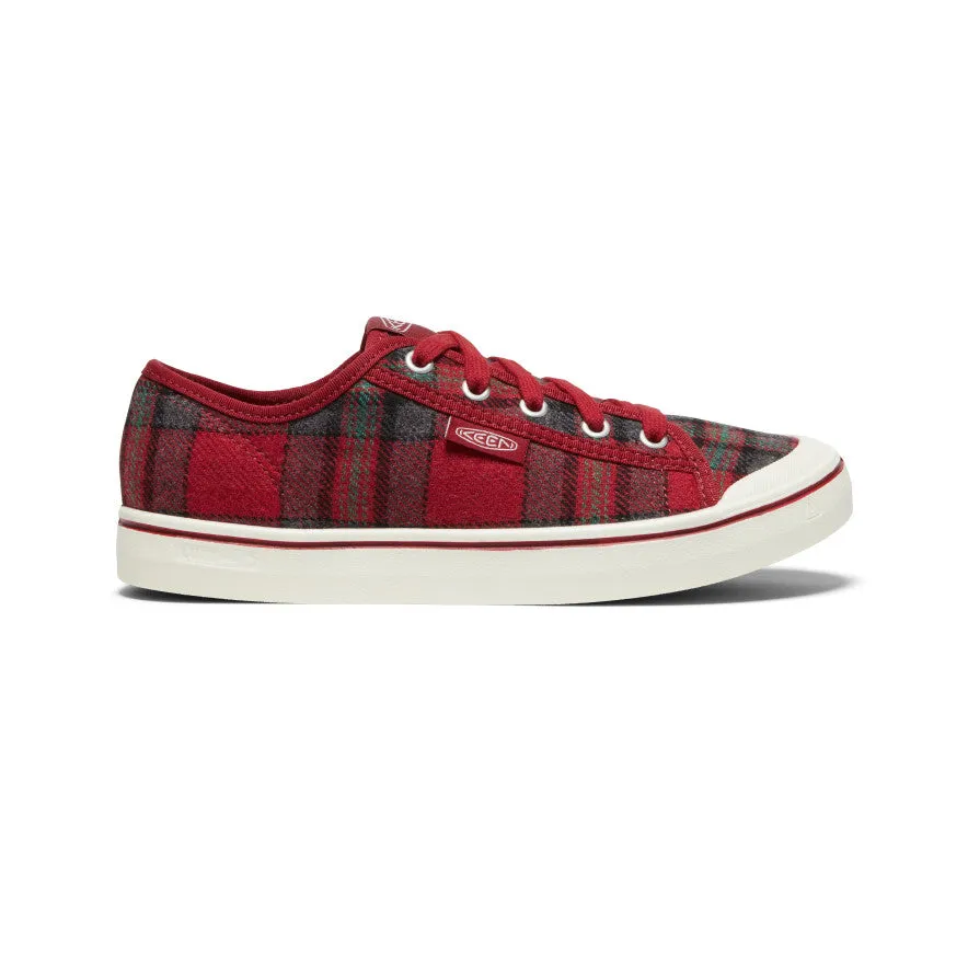 Women's Elsa V Sneaker  |  Red Plaid/Red Dahlia