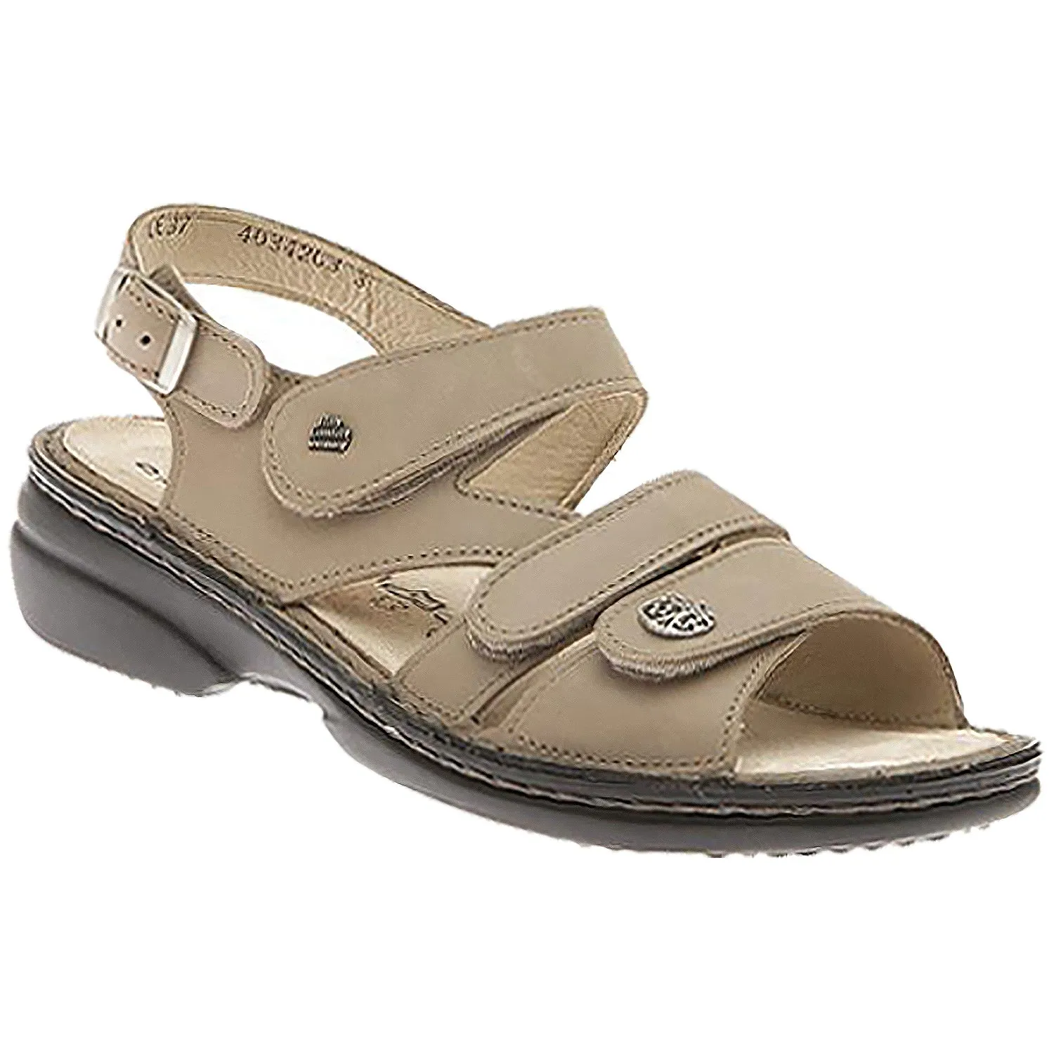 Women's Finn Comfort Gomera Soft Taupe Equipe Leather