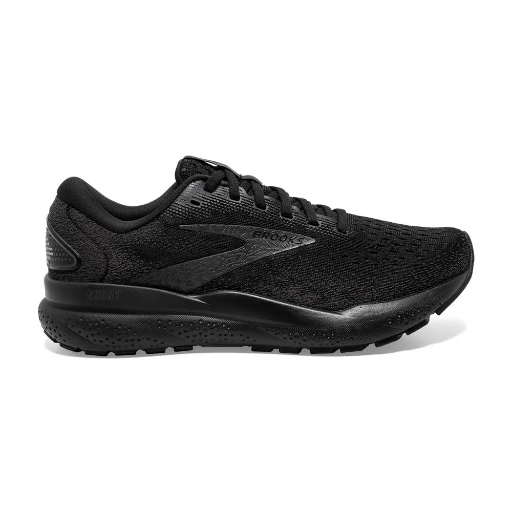 Women's Ghost 16 Running Shoe - Black/Black/Ebony - Narrow (2A)