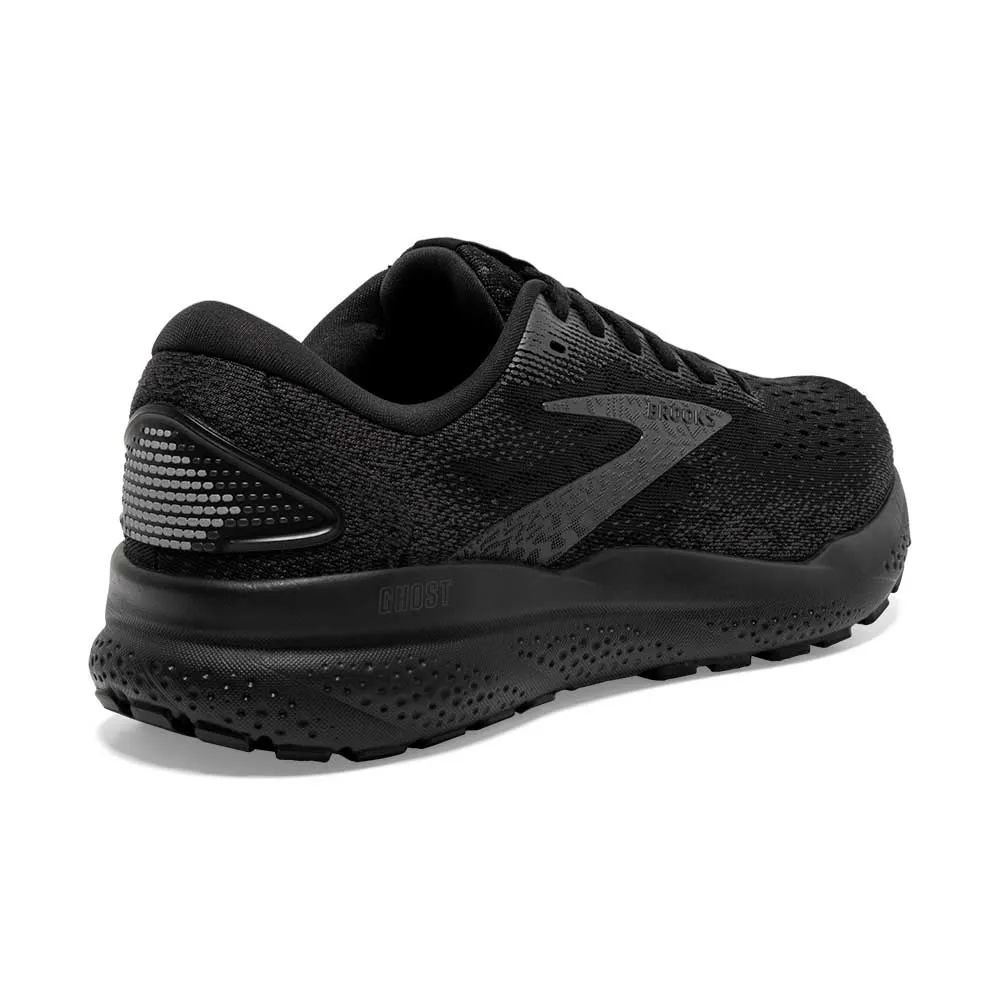 Women's Ghost 16 Running Shoe - Black/Black/Ebony - Narrow (2A)