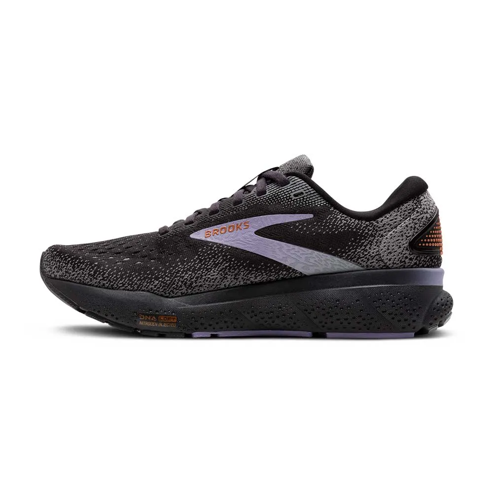 Women's Ghost 16 Running Shoe - Ebony/Lavender/Copper - Regular (B)