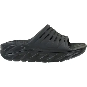 Women's Hoka Ora Recovery Slide Black/Black EVA