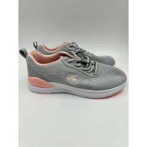 Women's size 9, Gray Mesh with Pink Inside and White Sole