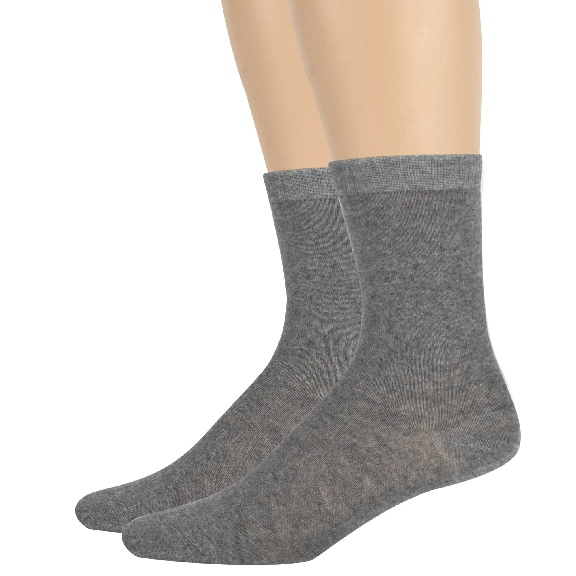 Women's Solid Crew Socks