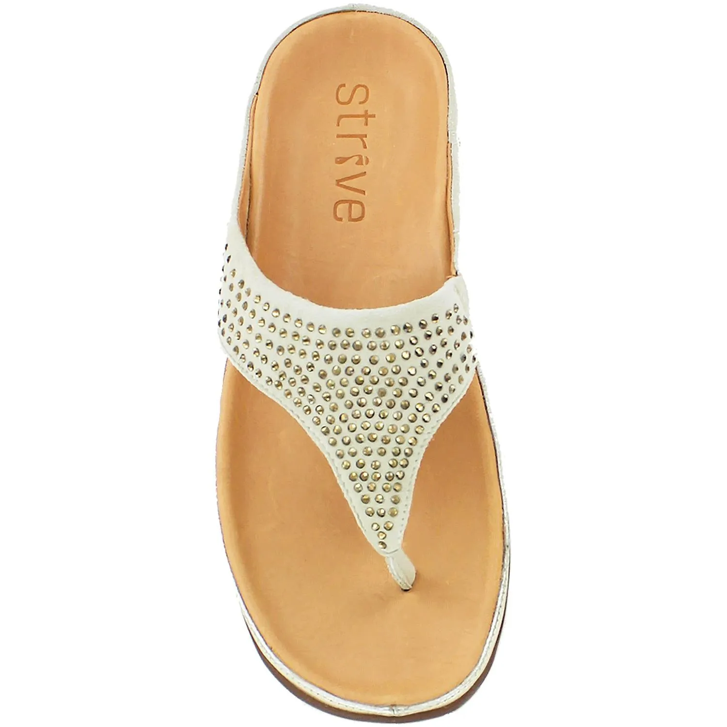 Women's Strive Ibiza Pale Gold Leather/Suede