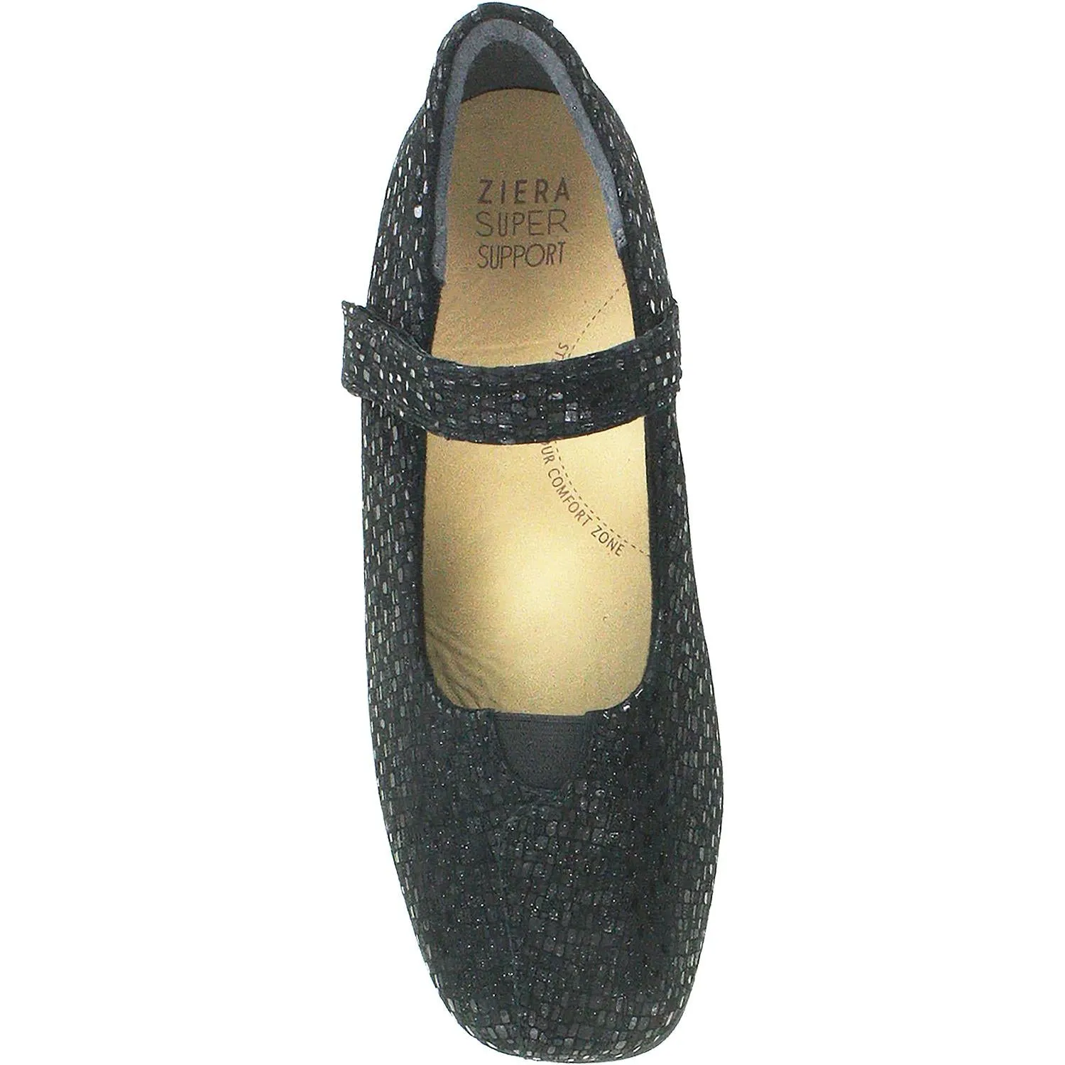 Women's Ziera Rival Black Digital Rock Suede