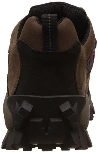 Woodland Men's Dark Brown Leather Sneakers - 8 UK/India (42 EU)